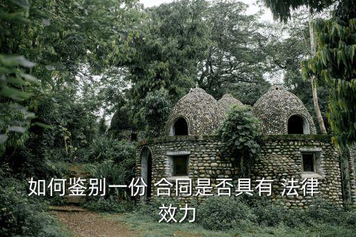 怎么檢驗(yàn)合同的法律效力,電子版合同具有法律效力嗎