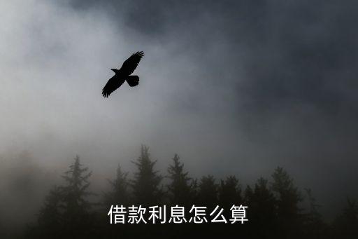 借款利息怎么算