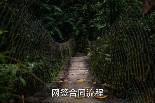網(wǎng)簽合同流程