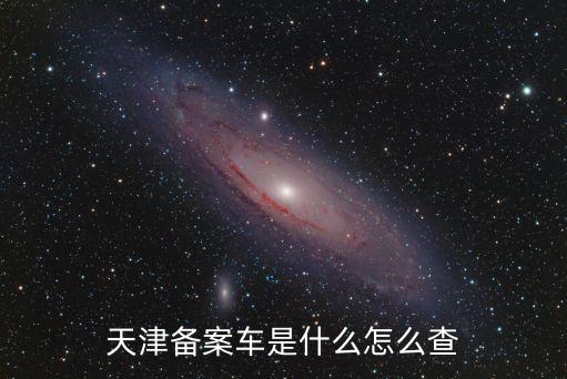 天津備案車是什么怎么查