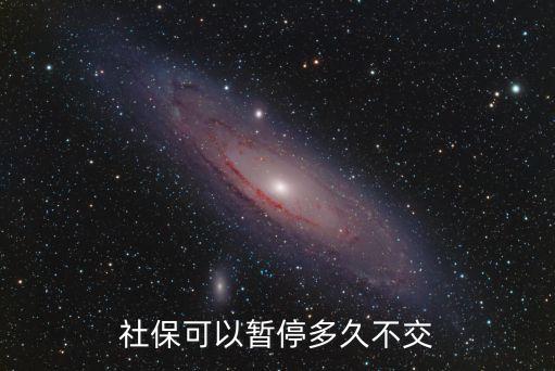 社?？梢酝＝欢嗑?，社保可以暫停多久不交
