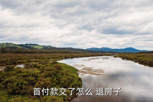 付了首付有什么辦法可以退房,找開發(fā)商退房的好辦法