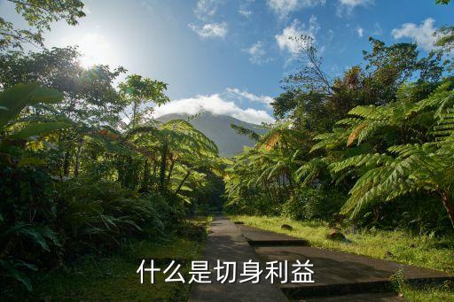 什么是切身利益