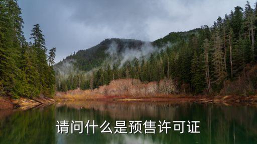 請(qǐng)問(wèn)什么是預(yù)售許可證