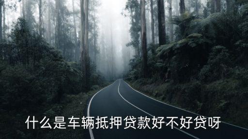 車(chē)輛抵押，汽車(chē)可以抵押貸款嗎