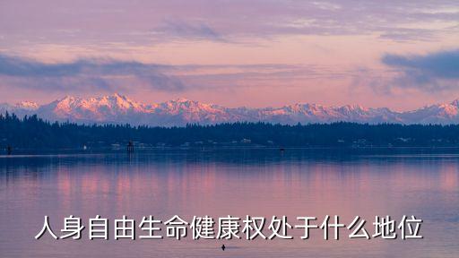 人身自由生命健康權(quán)處于什么地位