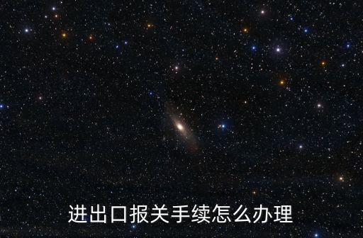 進(jìn)出口報(bào)關(guān)手續(xù)怎么辦理