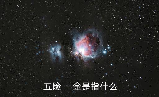  五險 一金是指什么