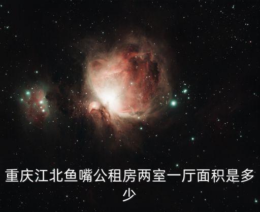 魚嘴租房，重慶江北魚嘴公租房兩室一廳面積是多少