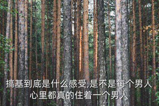 搞基到底是什么感受,是不是每個(gè)男人心里都真的住著一個(gè)男人