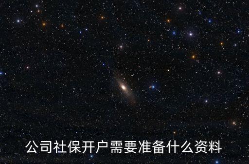 公司社保開戶，公司的社保賬戶怎么開立
