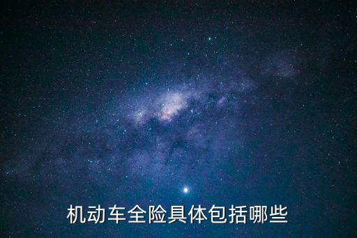 全險(xiǎn)，車的全險(xiǎn)包括哪些