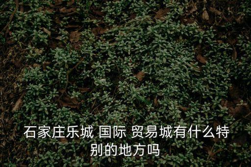 石家莊國際貿易城