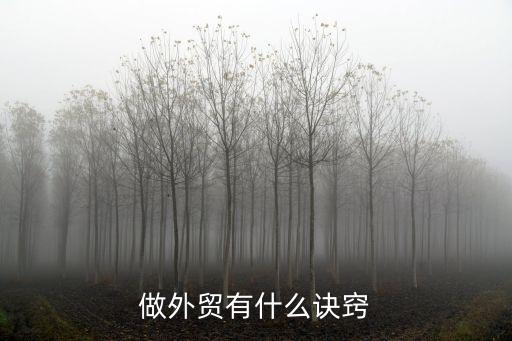 做外貿(mào)有什么訣竅