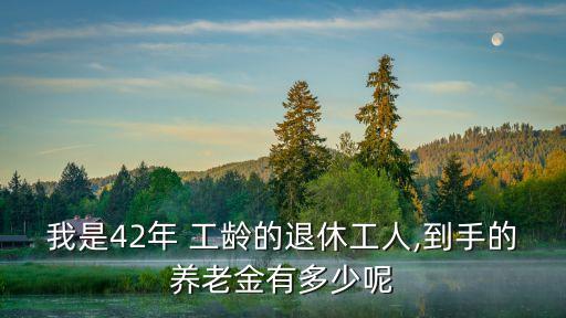 我是42年 工齡的退休工人,到手的養(yǎng)老金有多少呢