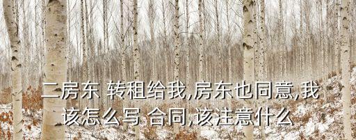 二房東轉(zhuǎn)租合同范本,門面轉(zhuǎn)租合同協(xié)議書