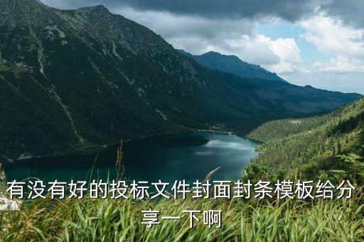 標(biāo)書(shū)封面，標(biāo)書(shū)封面模板哪里好呢