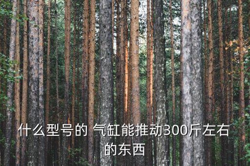 什么型號(hào)的 氣缸能推動(dòng)300斤左右的東西