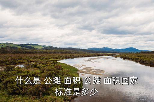 什么是 公攤 面積 公攤 面積國家標(biāo)準(zhǔn)是多少