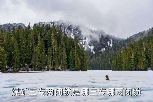 三專兩閉鎖，煤礦中三專兩閉鎖是什么
