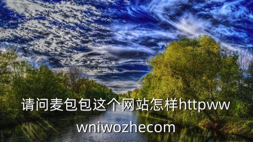 請問麥包包這個網(wǎng)站怎樣httpwwwniwozhecom