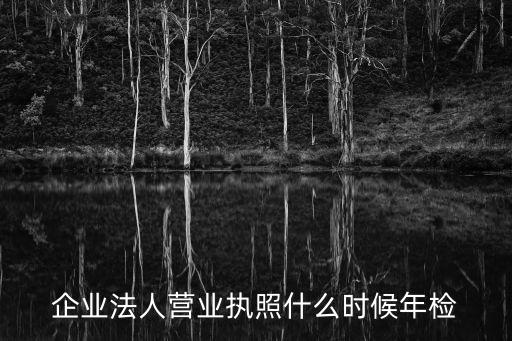 營(yíng)業(yè)執(zhí)照年檢時(shí)間，營(yíng)業(yè)執(zhí)照年檢時(shí)間