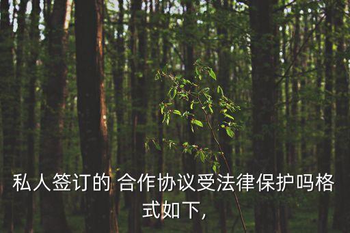 私下合作協(xié)議書,合作協(xié)議書范本 三人