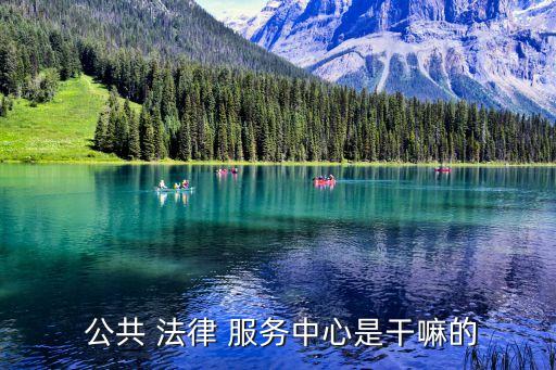 公共法律服務(wù)的主要內(nèi)容