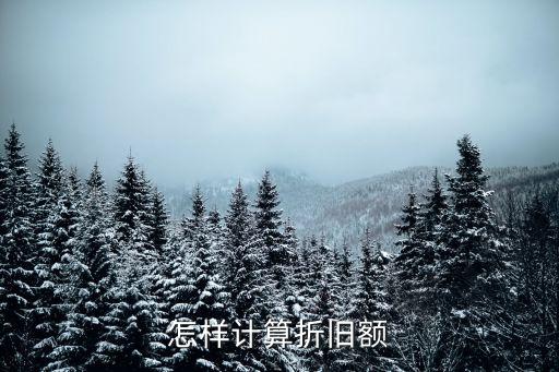 折舊額，固定資產(chǎn)月折舊額怎么算
