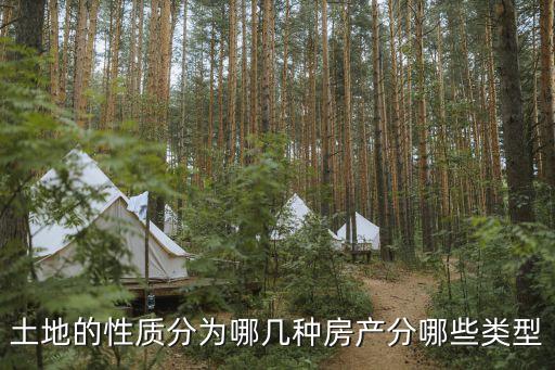 土地性質(zhì)，土地的性質(zhì)分為哪幾種房產(chǎn)分哪些類型