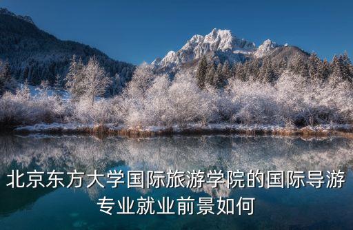 國際導(dǎo)游，國際導(dǎo)游專業(yè)怎麼樣