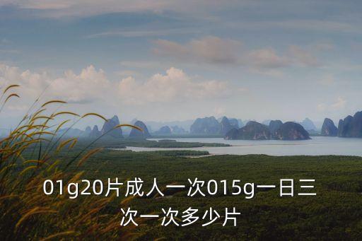 日本黃色三，01g20片成人一次015g一日三次一次多少片