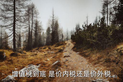 增值稅是價(jià)內(nèi)稅還是價(jià)外稅，增值稅到底 是價(jià)內(nèi)稅還是價(jià)外稅