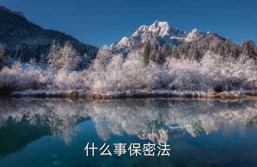 保密法內(nèi)容，什么事保密法