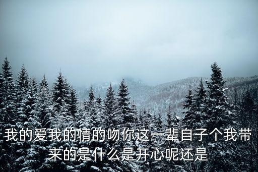 我的愛我的情的吻你這一輩自子個我?guī)淼氖鞘裁词情_心呢還是