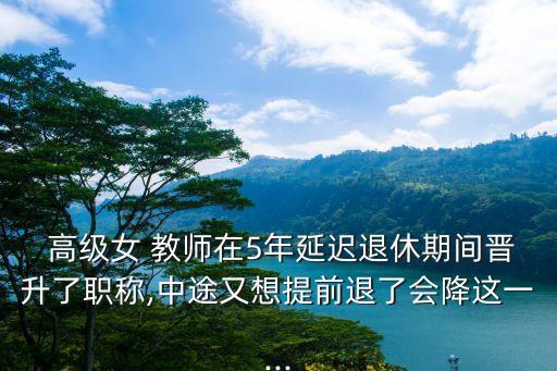 高級女教師