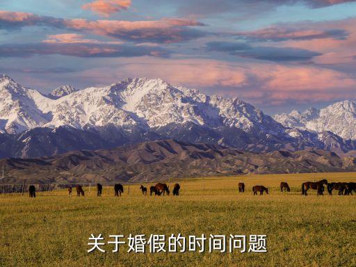 關(guān)于婚假的時(shí)間問(wèn)題