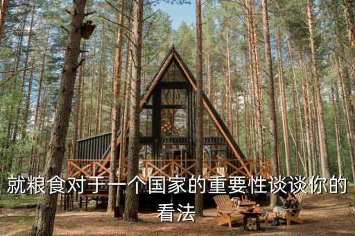 糧食安全的重要性，如何保障糧食安全