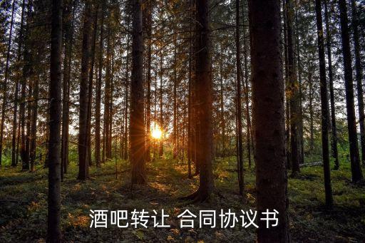 酒吧承包合同范本,酒吧合作協(xié)議合同范本