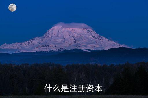 什么是注冊資本，什么是注冊資本