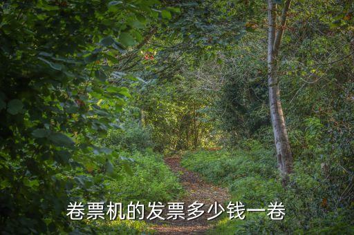 卷票機(jī)的發(fā)票多少錢一卷