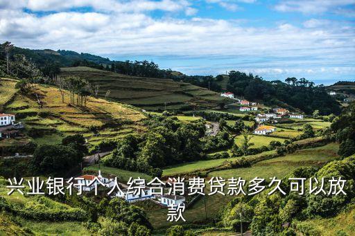 興業(yè)消費金融貸款，興業(yè)銀行個人綜合消費貸款多久可以放款