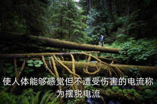 使人體能夠感覺(jué)但不遭受傷害的電流稱(chēng)為擺脫電流