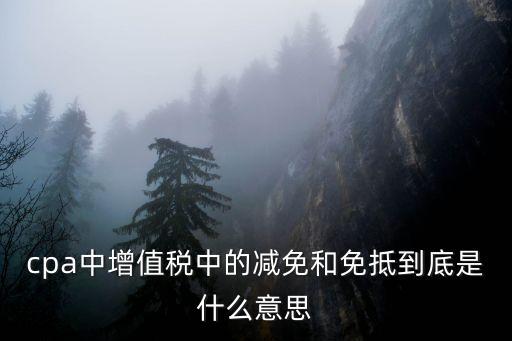 增值稅減免，增值稅的減免形式有那些