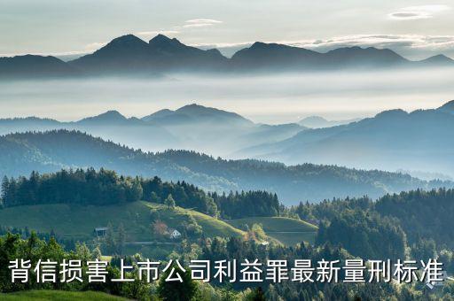 背信罪，背信損害上市公司利益罪最新量刑標(biāo)準(zhǔn)