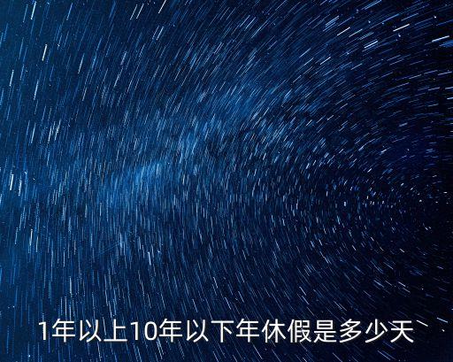 年休假規(guī)定，年假國(guó)家規(guī)定幾天