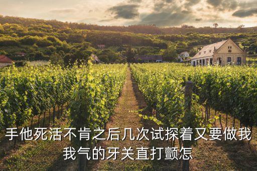 手他死活不肯之后幾次試探著又要做我我氣的牙關直打顫怎