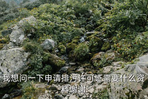 排污許可證申請，如何辦理排污許可證