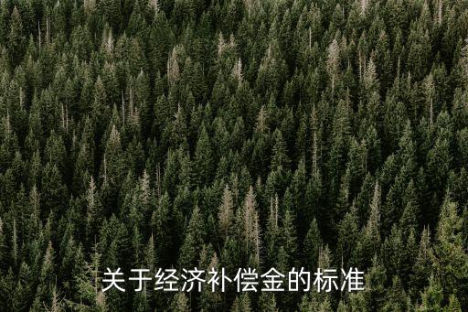 關(guān)于經(jīng)濟(jì)補(bǔ)償金的標(biāo)準(zhǔn)