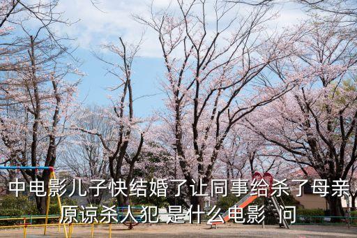 朱偉光，中電影兒子快結(jié)婚了讓同事給殺了母親原諒殺人犯 是什么電影  問